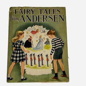 Fairy Tales from Hans Christian Andersen Hard Cover Book 1945